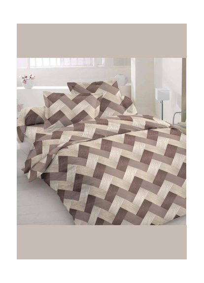 Півтораспальний комплект постільної білизни 100% Бавовна 150х220 см Bl1.5-1010 Vital-Textile (367262693)