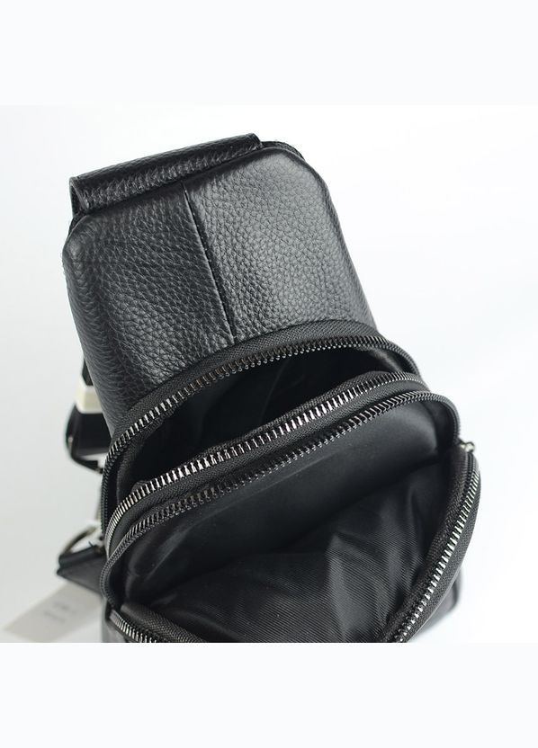 Нагрудная мужская кожаная сумка слинг на одно плечо No Brand (282841352)