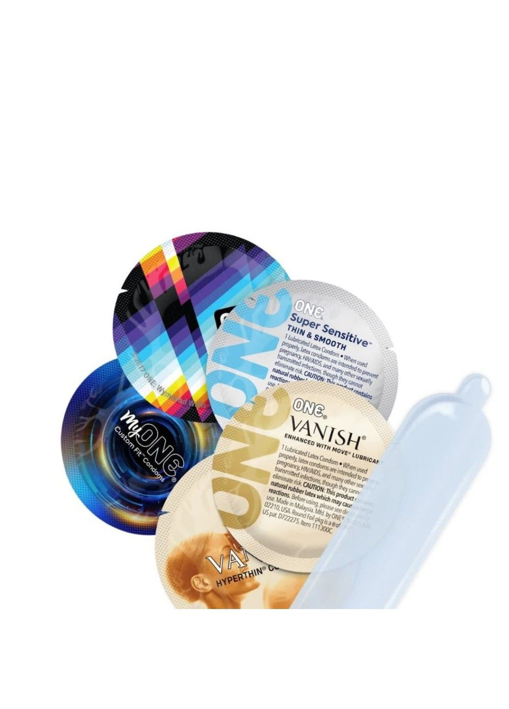 Презервативи універсальні Backdoor Pack для вагінального та анального сексу (ціна за упаковку, 3 шт.) One (327876609)