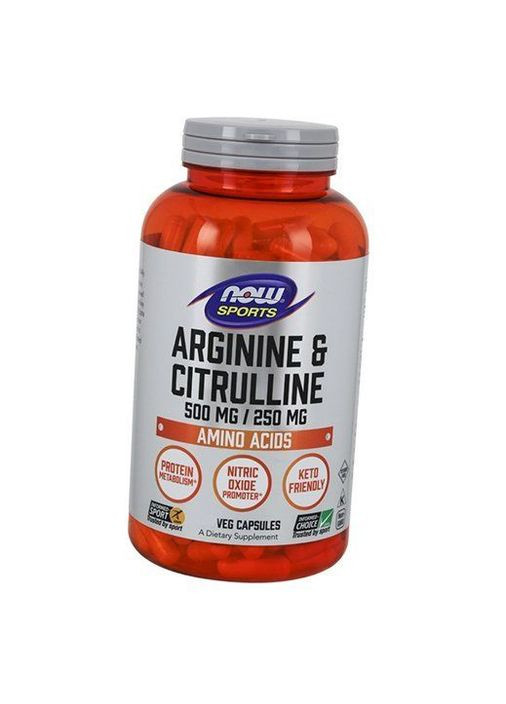 Аргінін та Цитрулін, Arginine & Citrulline, 120вегкапс (27128003) Now Foods (278365291)