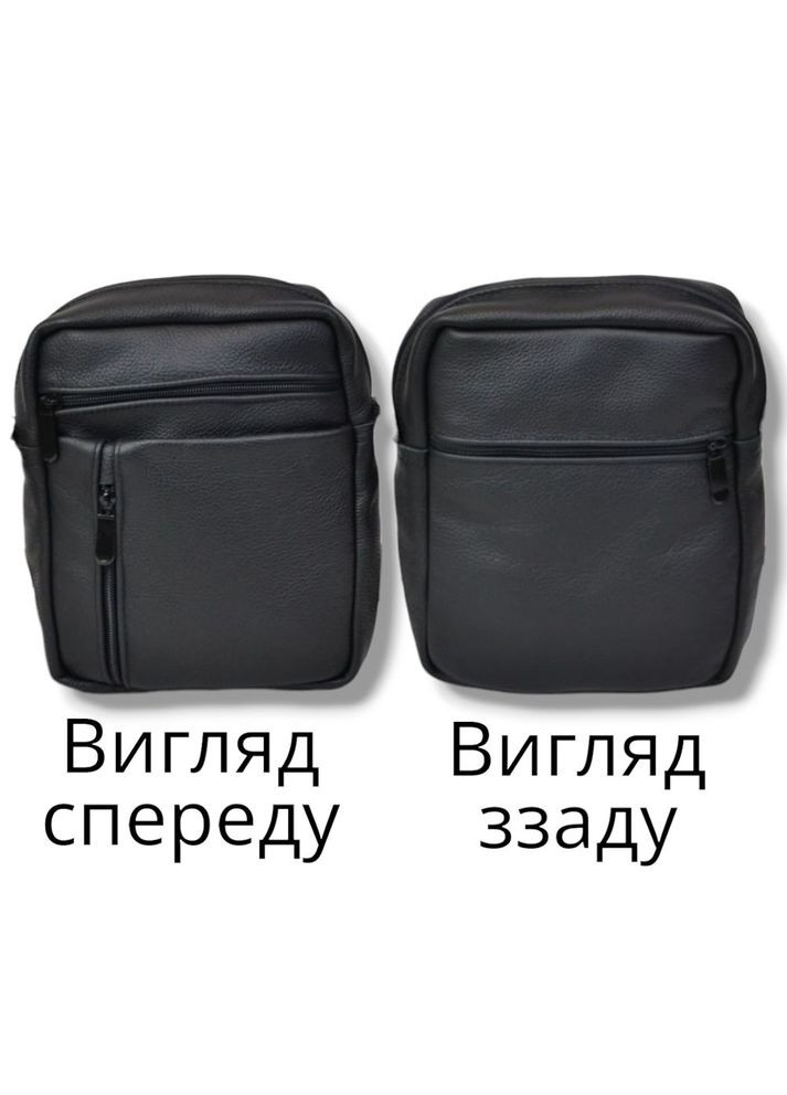 Элегантная мужская кожаная сумка-мессенджер из натуральной кожи на 5 отделений, мужская сумка через спину No Brand (306543354)