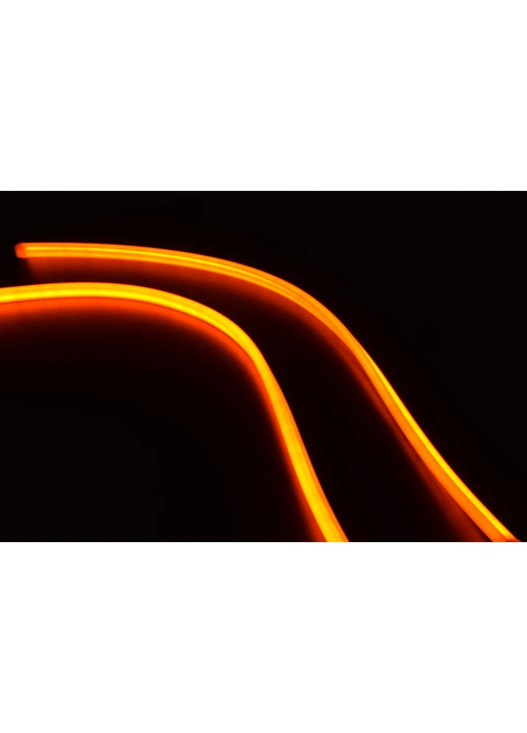 Гнучкий неон у фари "LIGHT GUIDE LAMP" ЖІЛТИЙ колір 2 х 60 см, неоновий повторювач повороту, гнучкі неонові No Brand (380695592)
