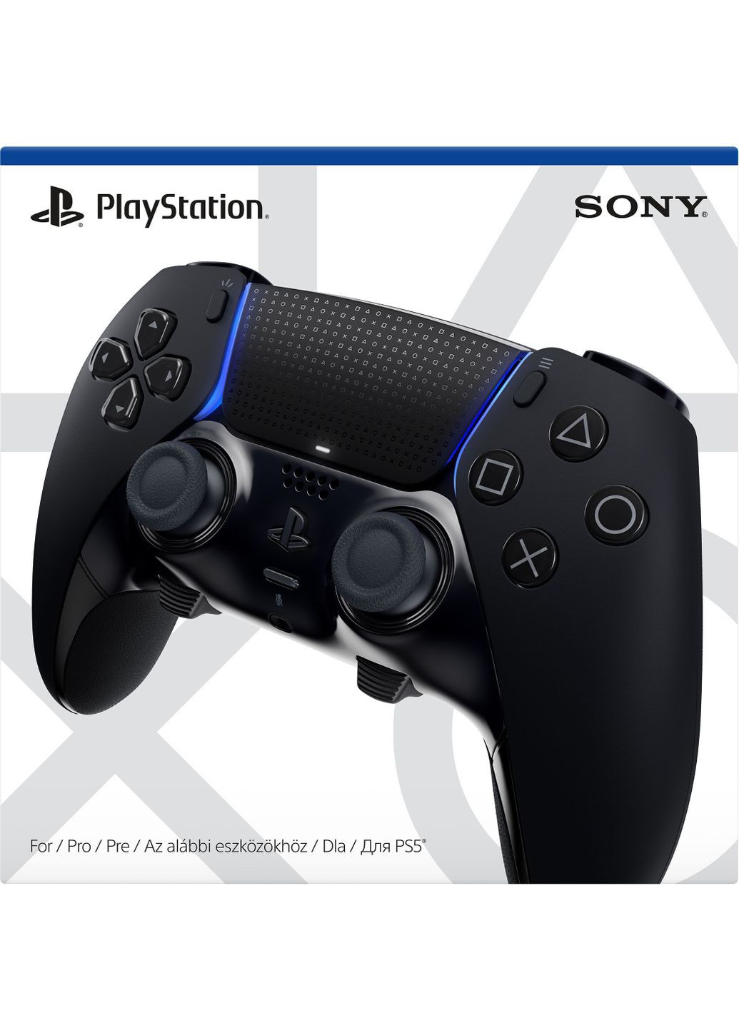 5 Геймпад Dualsense Edge BT, Midnight Black PlayStation (363833112)