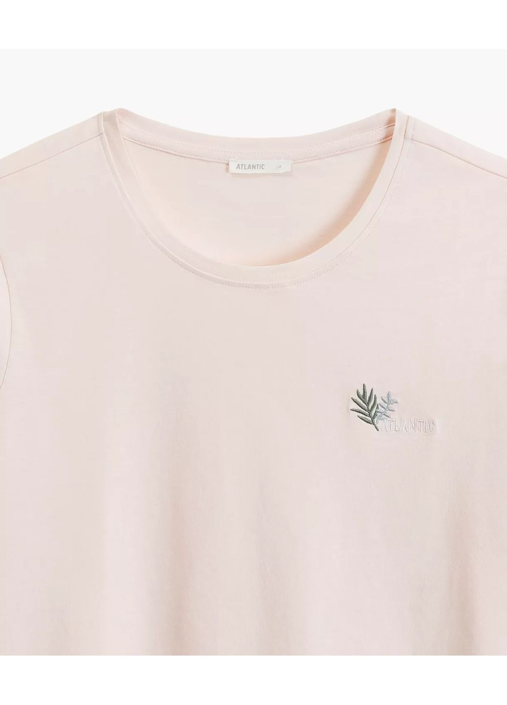 Зеленая всесезон женская хлопковая пижама кофта + брюки Atlantic