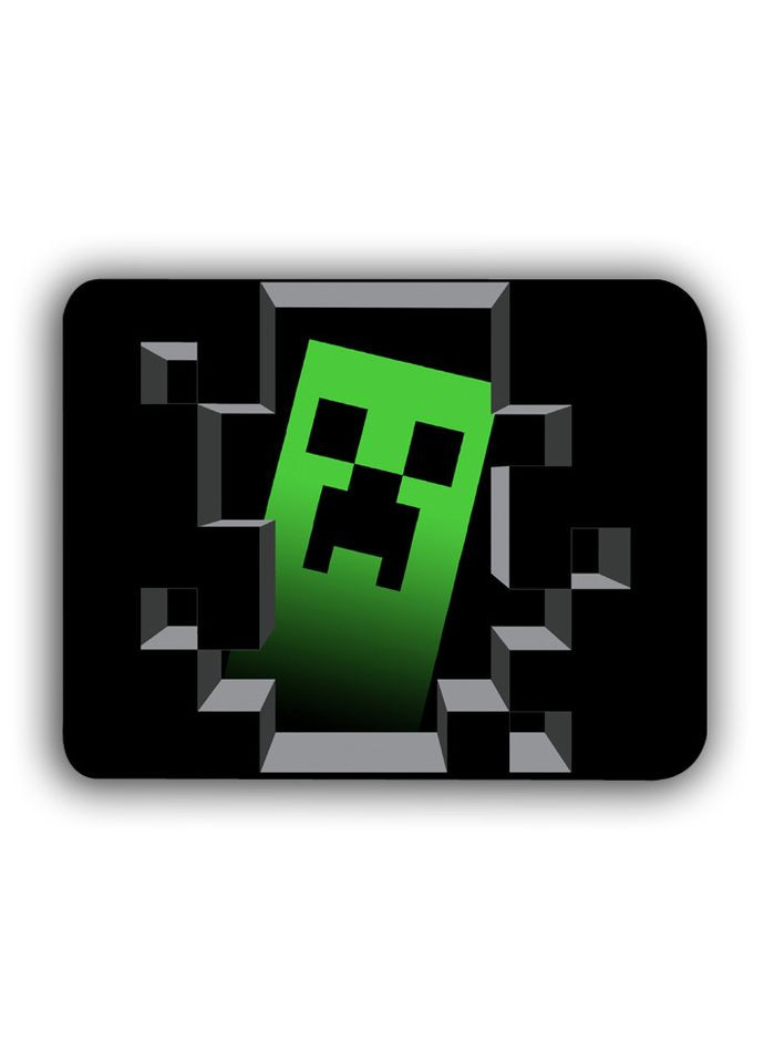 Килимок комп'ютерний Майнкрафт Кріпер 18х22 см (k068) No Brand (326996420)