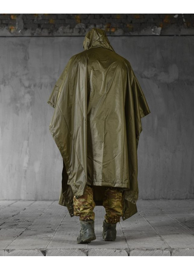 Тактичний пончо-дощовик No Brand (363187407)