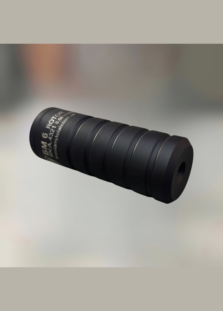 Глушитель боевой БМ6 ROTOR 5.56, резьба – 1/2"×28, саундмодератор AR-15 Броня Миколаїв (362601325)