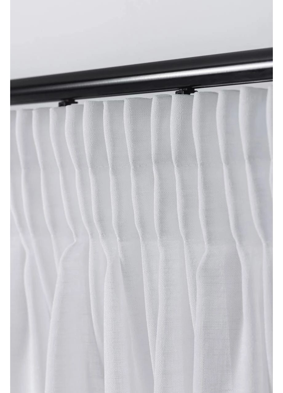 Льняная тюль 3,5м х от 2,5м до 3м HYGG (370598693)