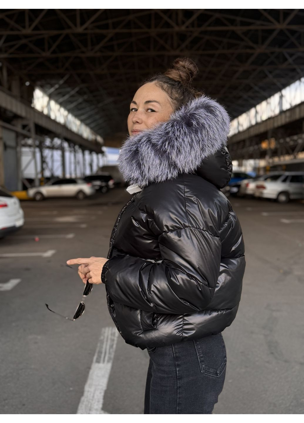 Черный зимний Пуховик Sifurs