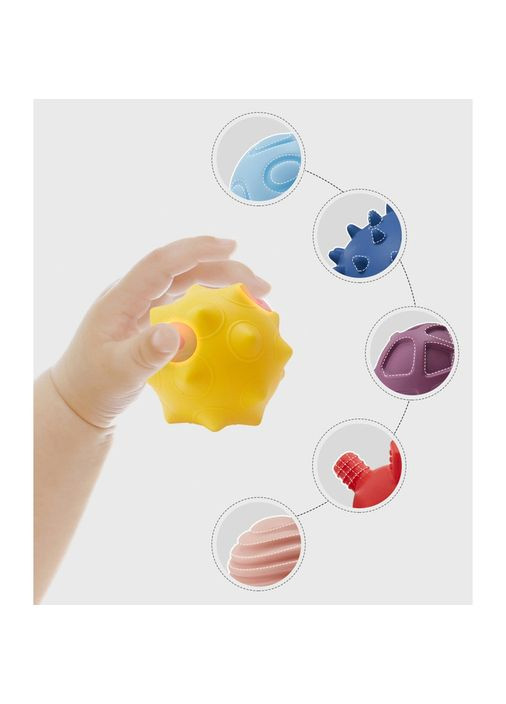 Набор мячиков, текстурные, силиконовые, 8 шт. () Beiens YZ49 (333427379)