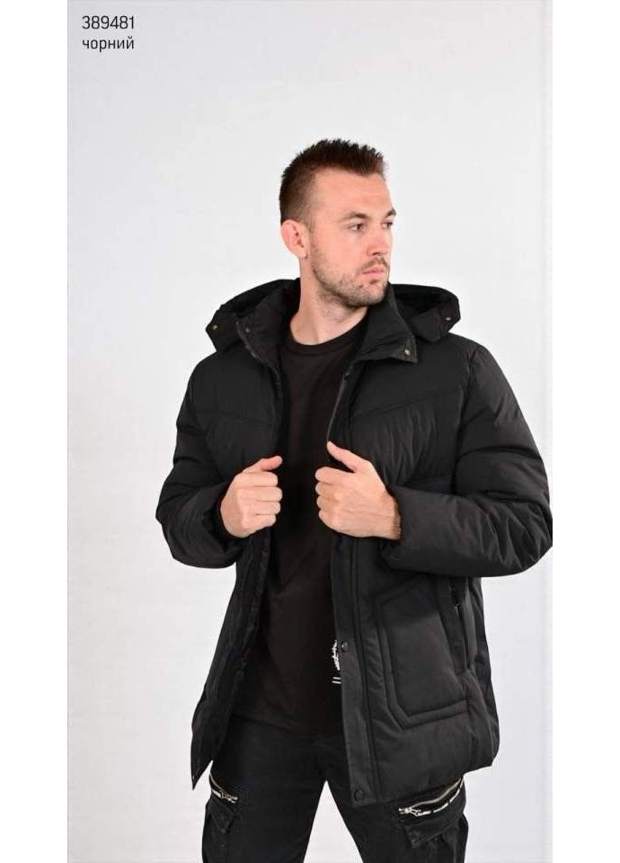 Чорна куртка чоловіча No Brand