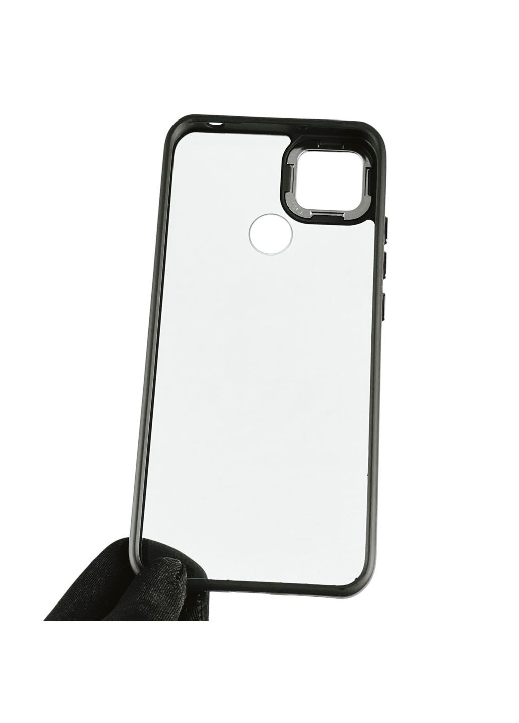 Чохол для Redmi 10A з кольоровими високими бортами на редмі 10а чорний Xiaomi (366020474)