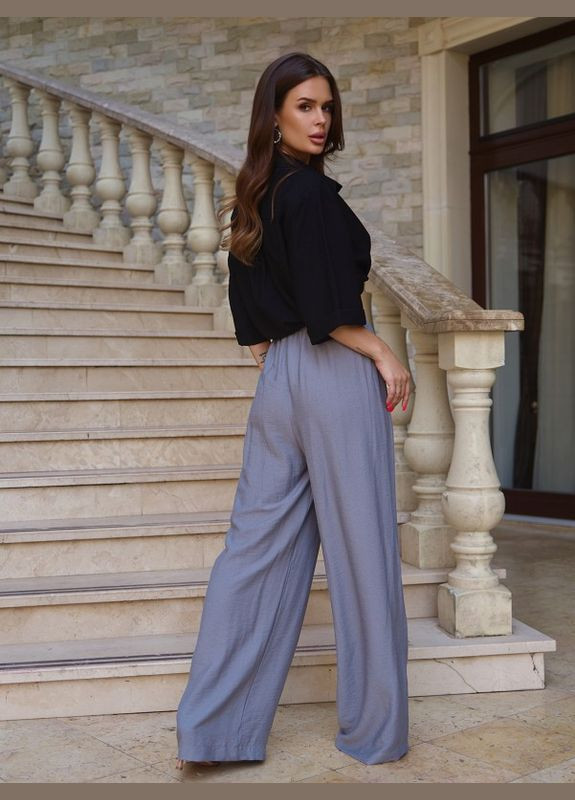 Брюки 14788 серые ISSA PLUS (301037292)