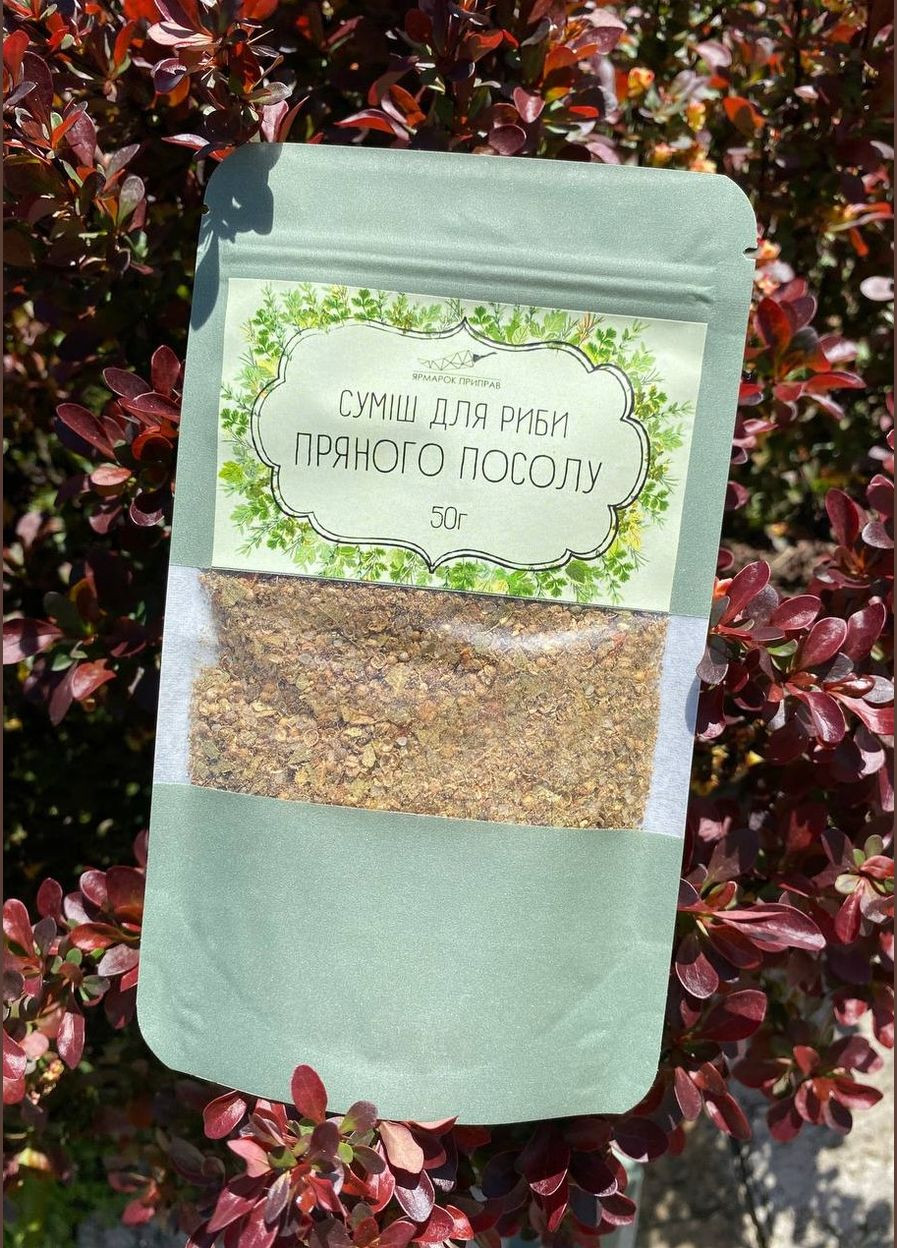 Суміш для риби пряного посолу Ярмарок Приправ, 50г No Brand (323608459)