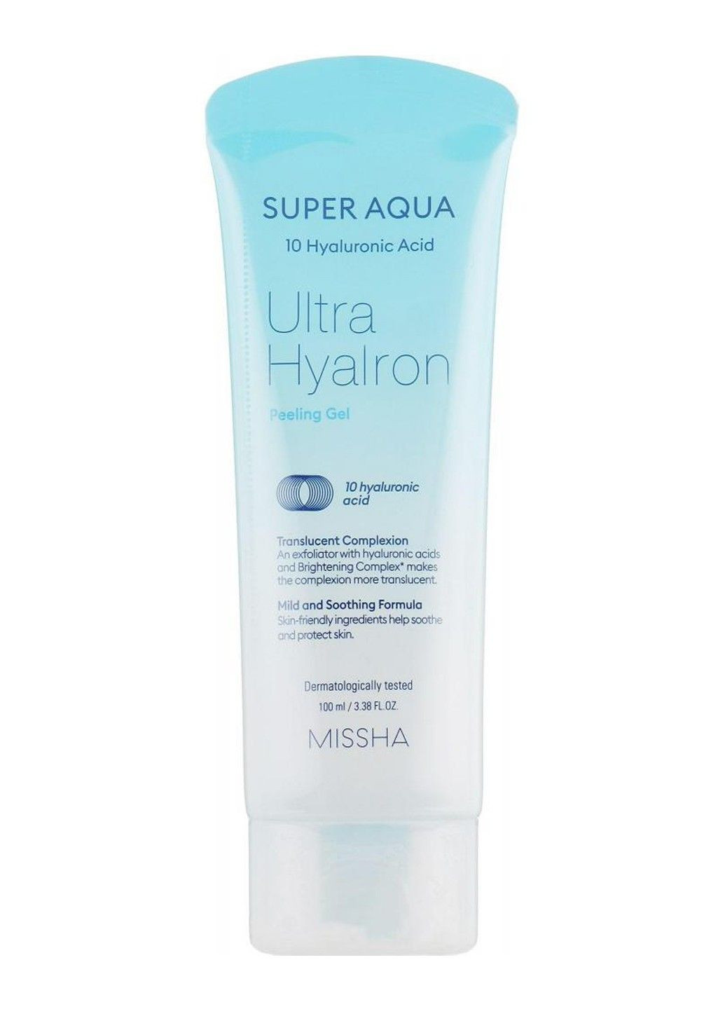 Пілінг-гель для обличчя Super Aqua Ultra Hyalron Peeling Gel 100 мл MISSHA (278048642)