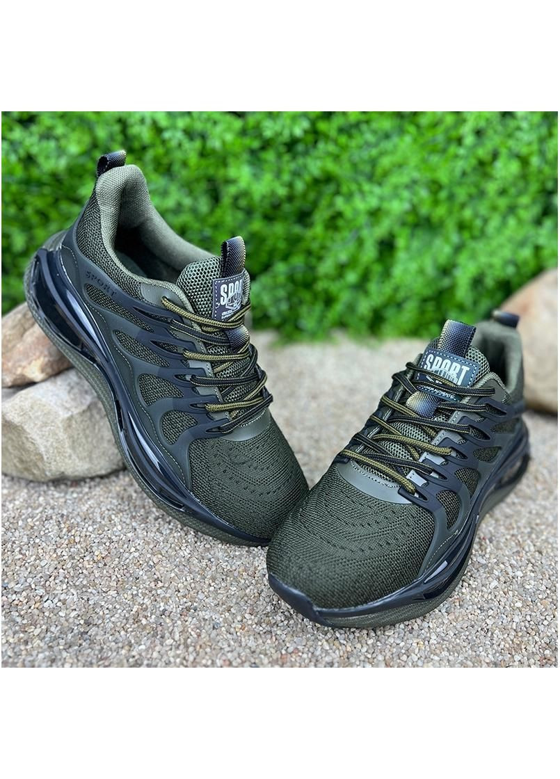 Чоловічі кросівки текстильні VS-0010623-2 Зелені No Brand (289876245)