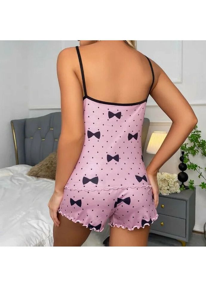 Комбінована всесезон піжама жіноча 14377 s пудрова Fashion
