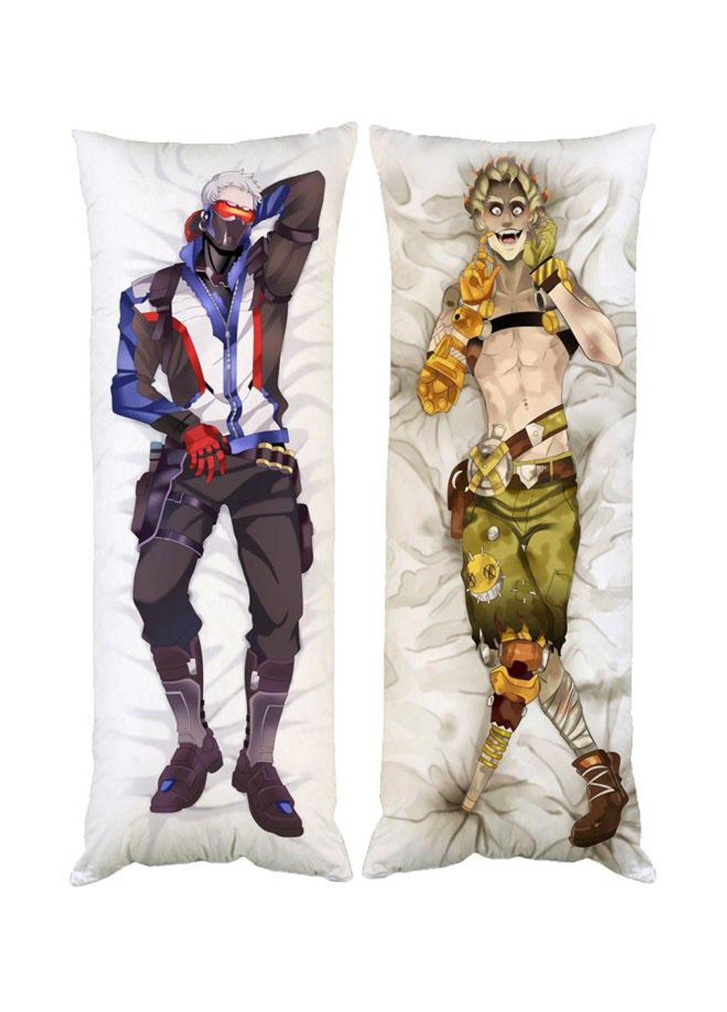 Дакимакура декоративная подушка для обнимания Крысавчик Солдат 76 Овервотч (Overwatch) двухсторонняя No Brand (328315651)