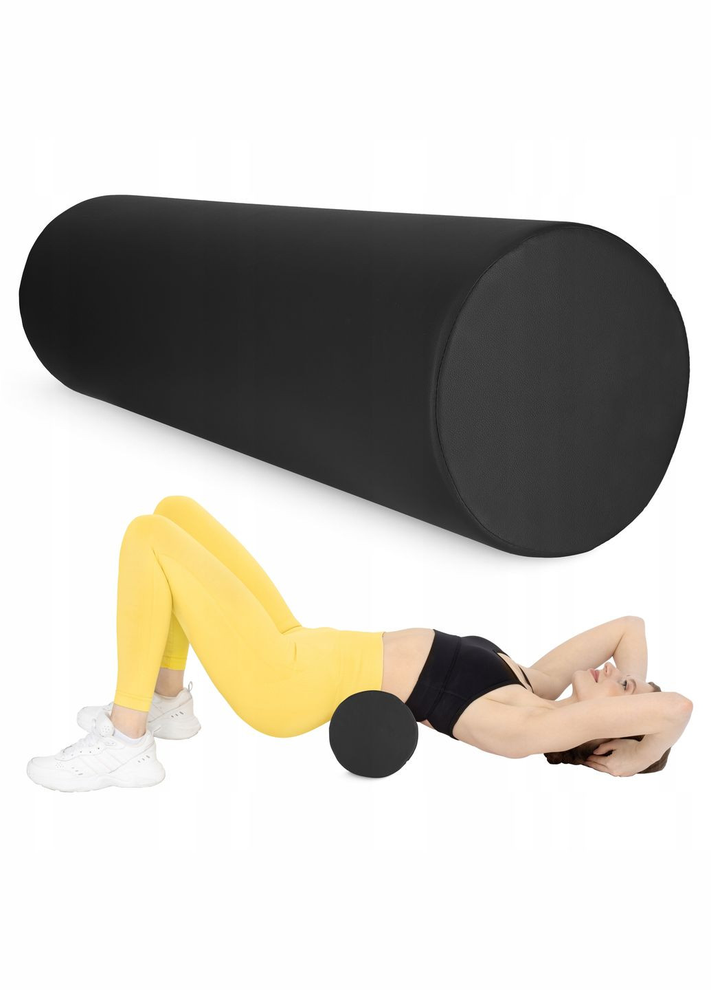 Валик для реабилитации и массажа 100 x 30 см Black () 4FIZJO P-5905973402965 (341528770)