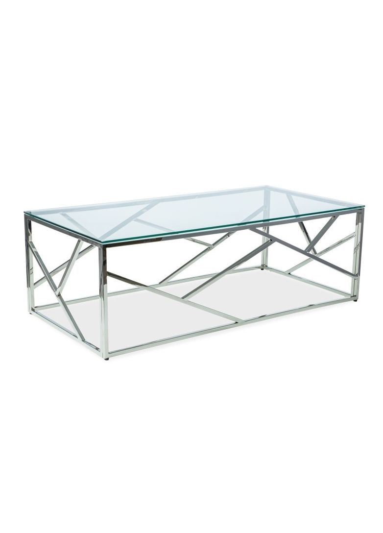 Журнальный стол Escada A 120х60 Прозрачный / Серябряный ESCADAA Signal (372178189)