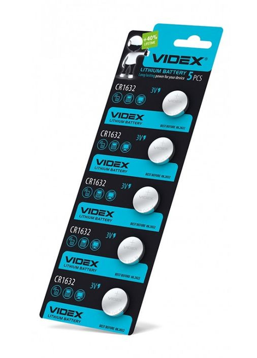 Батарейка литиевая CR1632 Videx (322499272)