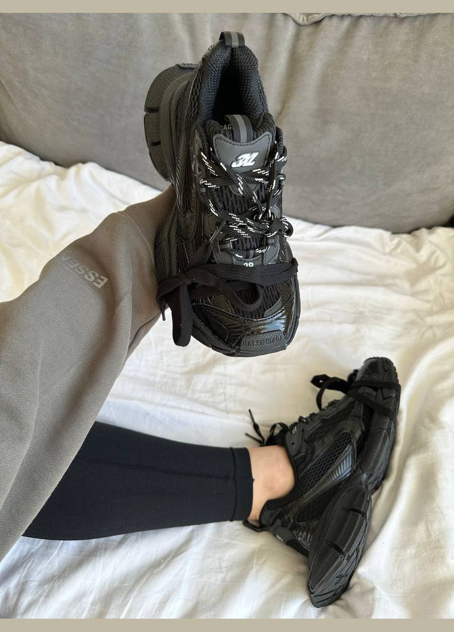 Чорні всесезонні кросівки Vakko Balenciaga 3 XL Black