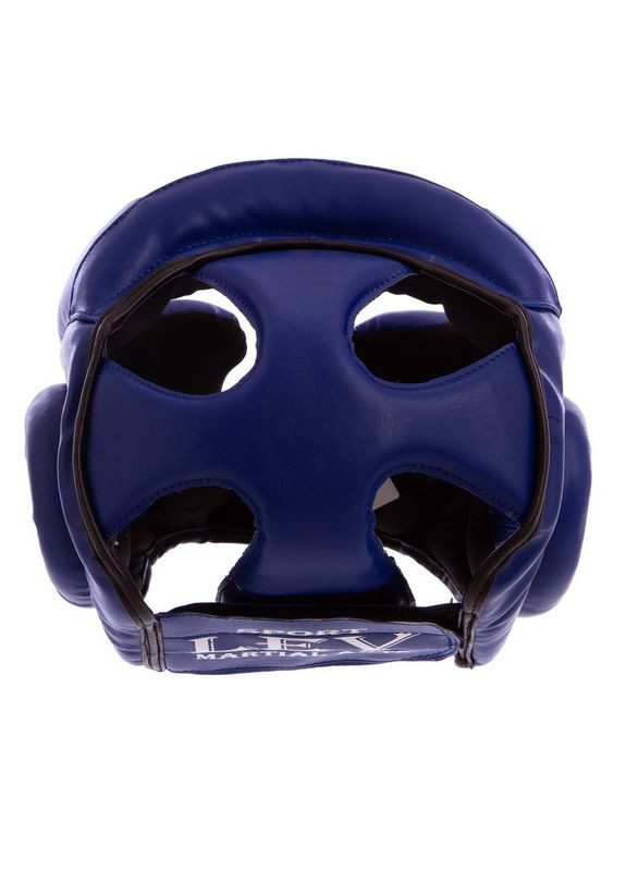 Шлем боксерский с полной защитой V-4294 L Синий (37423004) Lev Sport (293254429)
