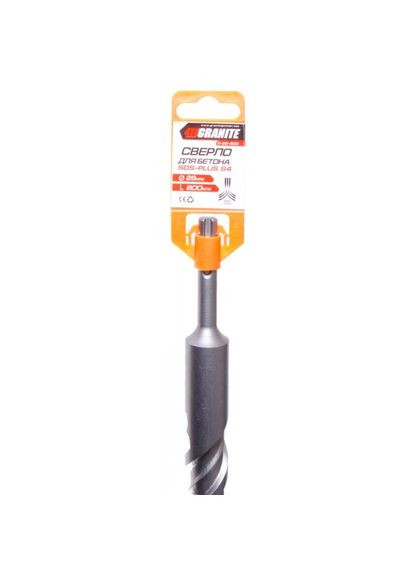 Сверло для бетона GM SDS-PLUS S4 28*800 мм (0-28-800) Granite (322705345)