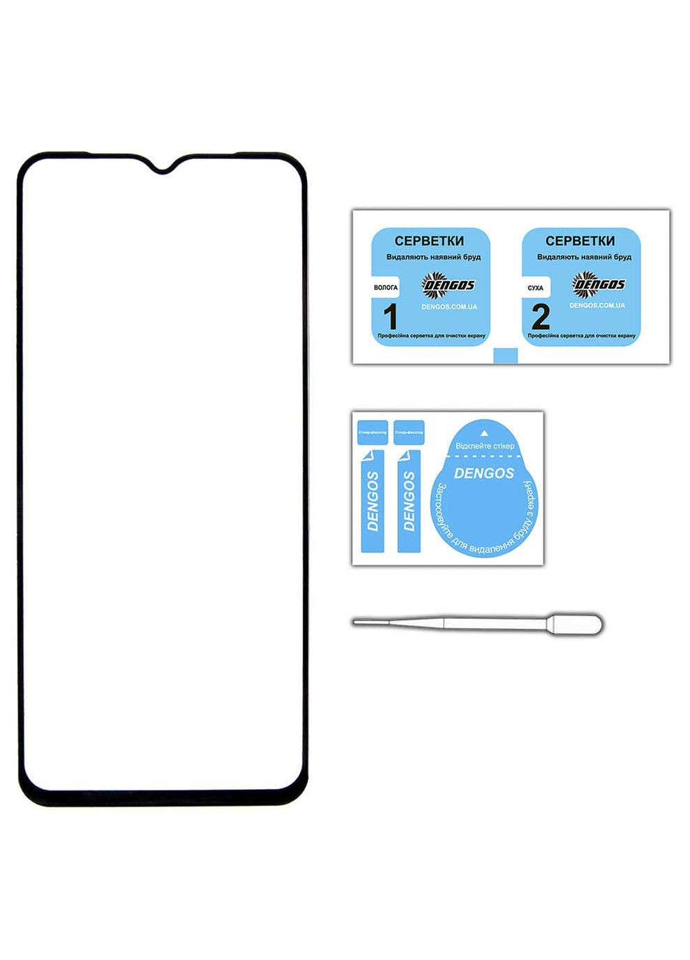 Защитное стекло для Realme C67 Black Full Glue (TGFG-340) DENGOS (336959764)