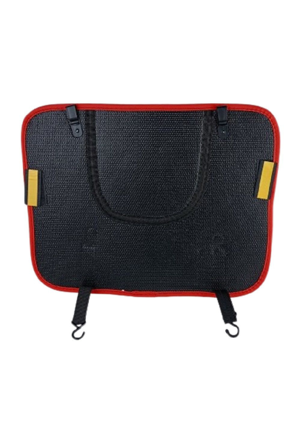 Захисна накладка органайзер на спинку переднього сидіння з кишенею в машину автомобіль екошкіра 47х36.5 см (477505-Prob) Червона Unbranded (297641400)