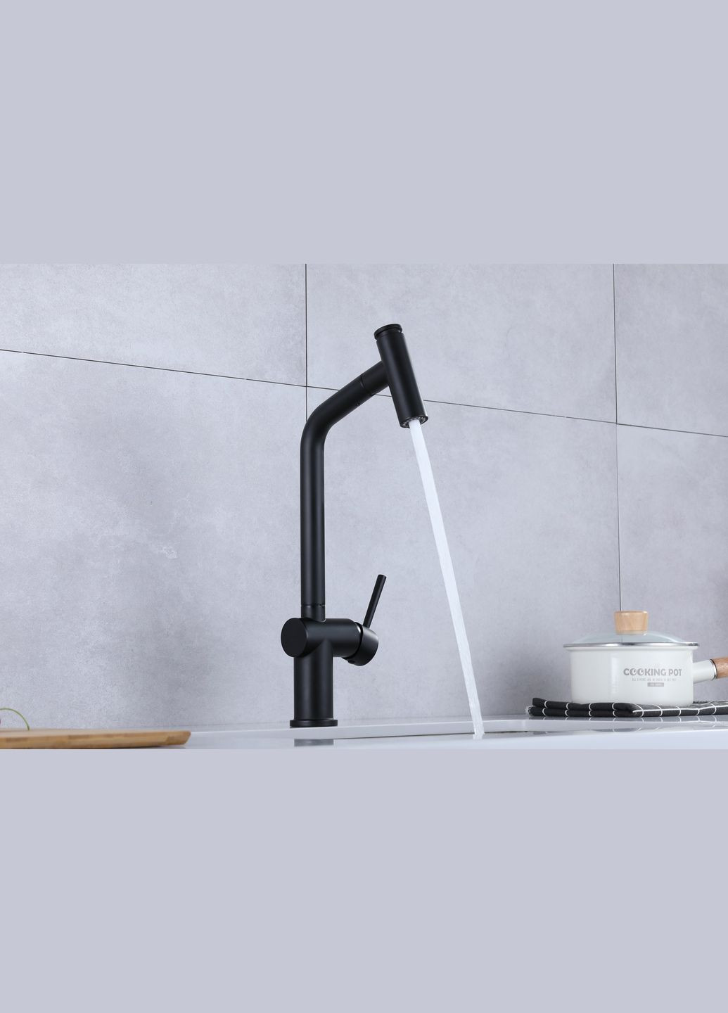 Змішувач для кухні з висувним виливом FBB-44 Nett (336938053)