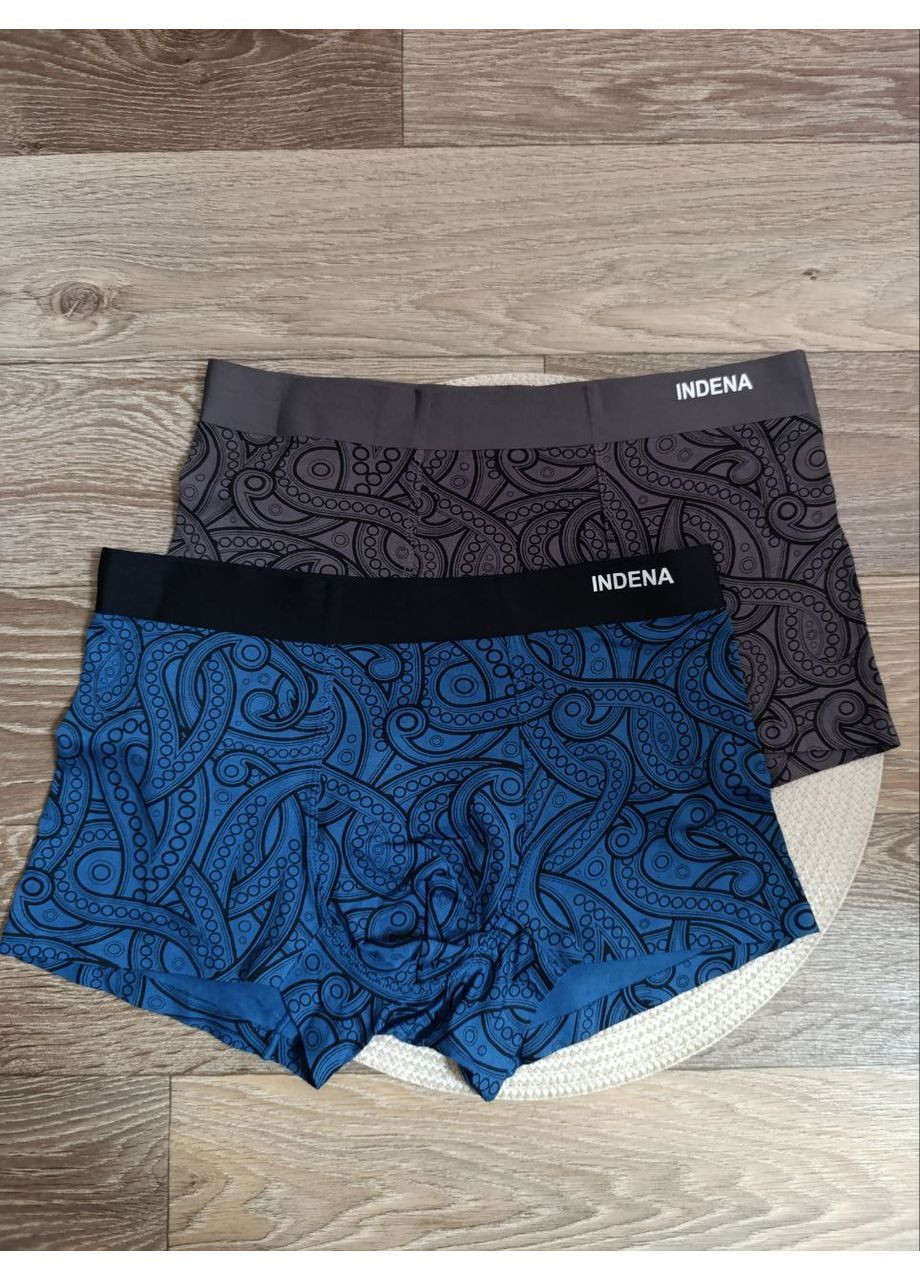 Набор БЕСПЛАТНЫХ мужских трусов-боксеров бамбуковых, размеры L-4XL Indena (364220873)