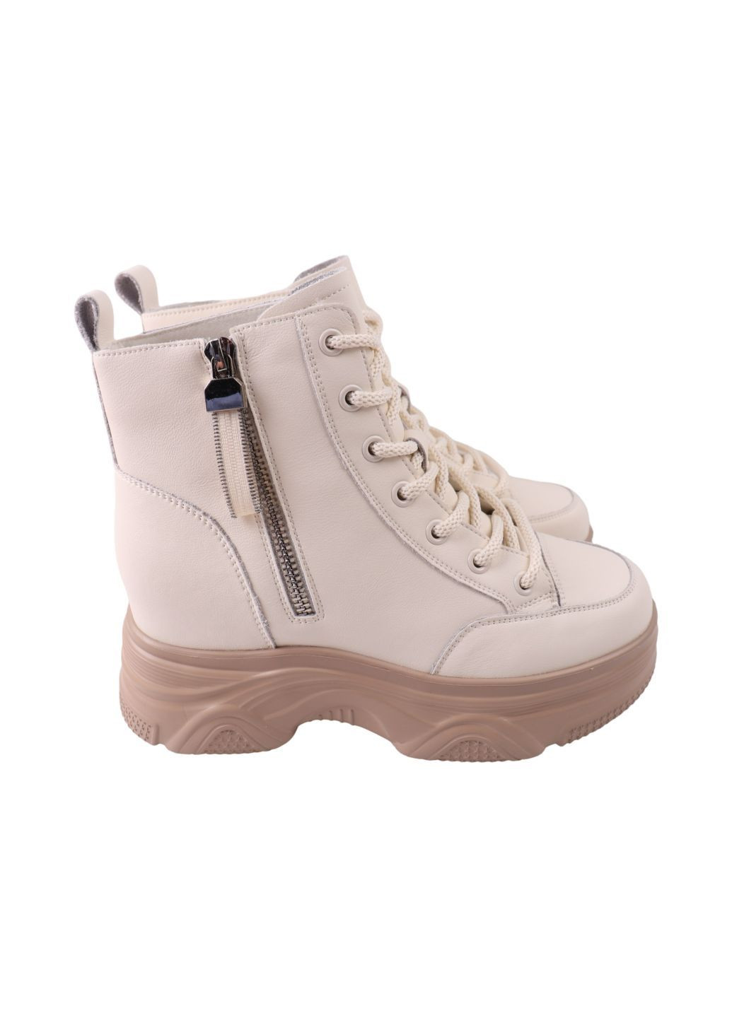 Черевики жіночі молочні натуральна шкіра Berisstini 315-24DHS (302228716)