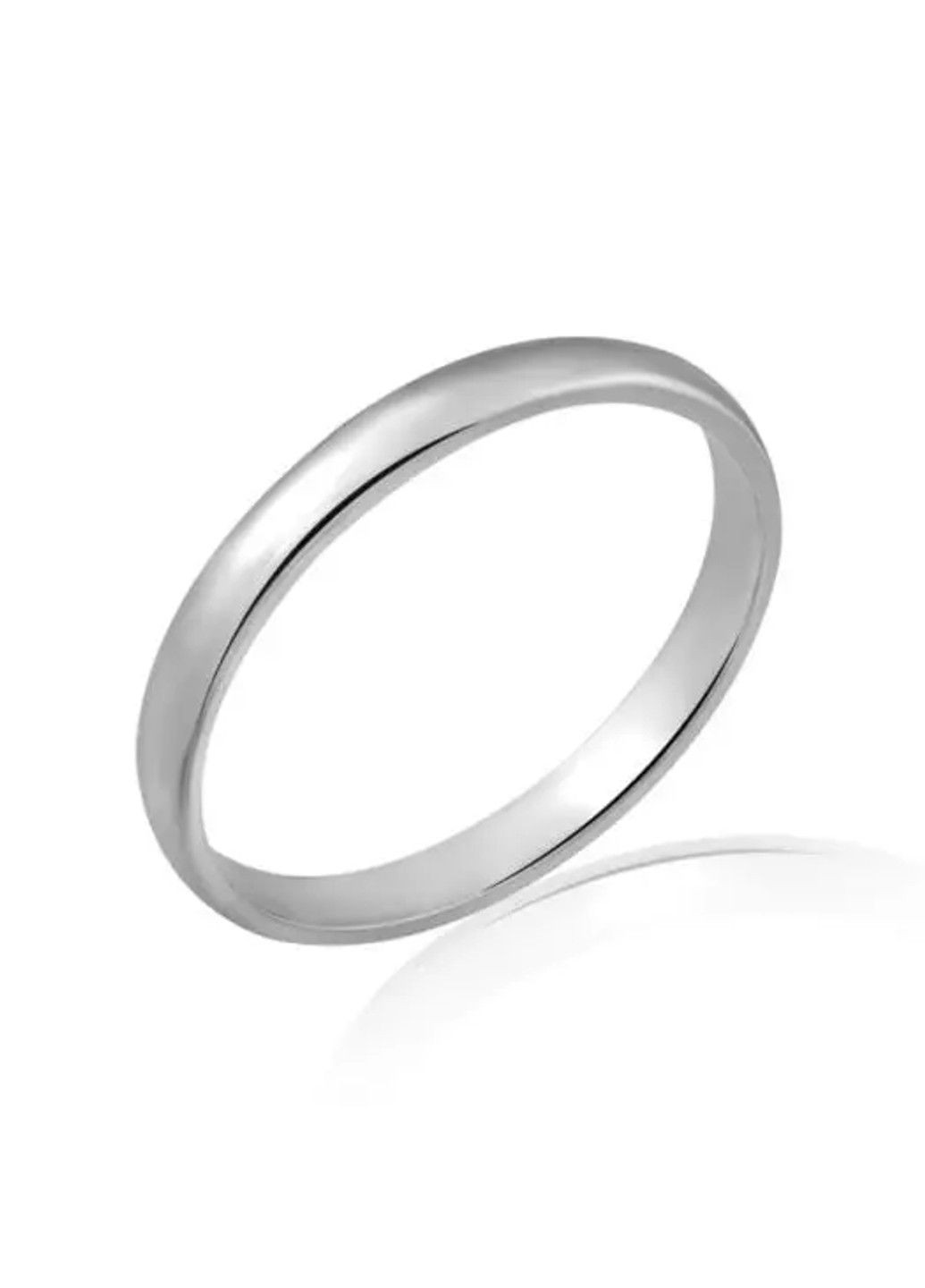 Серебряное обручальное кольцо Классическое тонкое 15.5р UMAX (291883954)