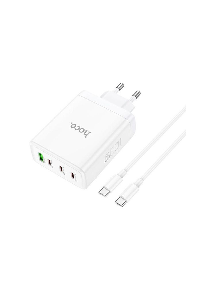 Зарядний пристрій N31 4 порти 100W + кабель Hoco (370778554)