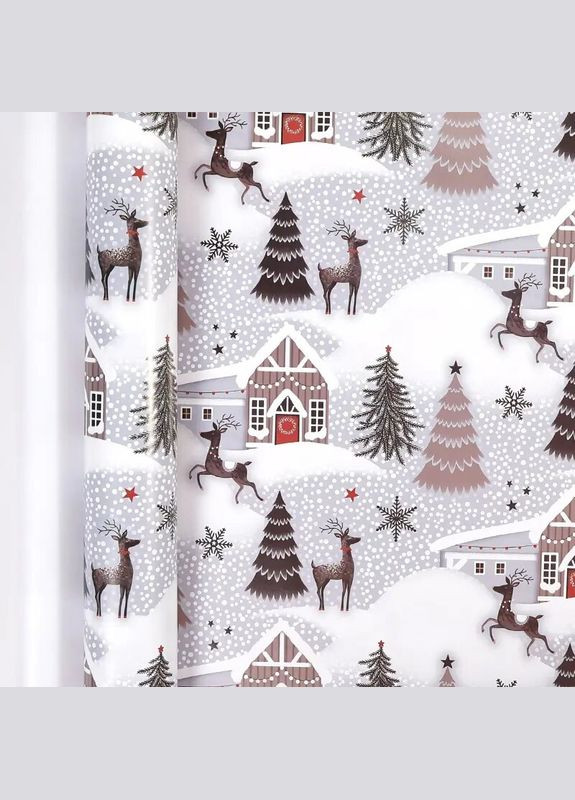 Папір для пакування подарунків новорічний 10960 (NY) shop (5550610168263) No Brand (362977159)