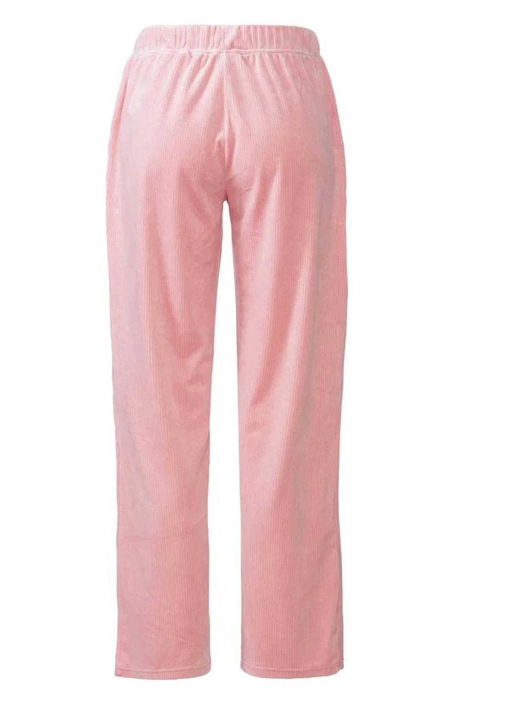 Светло-розовые спортивные, повседневный демисезонные брюки Esmara