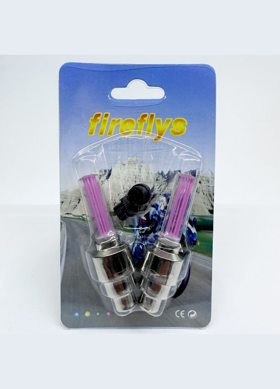 Светодиодные колпачки на ниппеля, красные. No Brand (315717172)