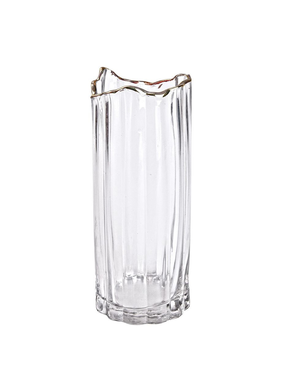 Ваза декоративна Glass Flower скляна 24.5 см, прозорий Yiwu (322245726)