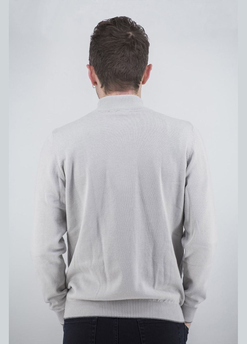 Чоловіча однотонна кофта з гольфом, довгий рукав, класичний стиль Buke (, ), 43954 No Brand (332172515)