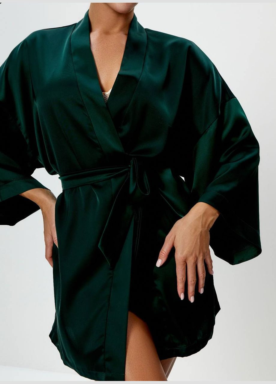 Зручний легкий халат з натурального шовку Adelante (316581887)