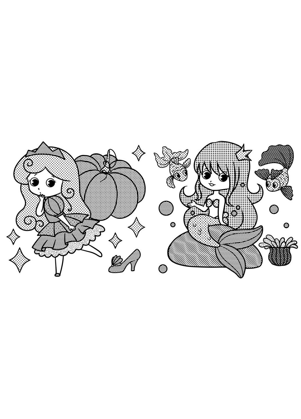 Водные раскраски с секретом. Русалочка Кристал Бук (316256542)