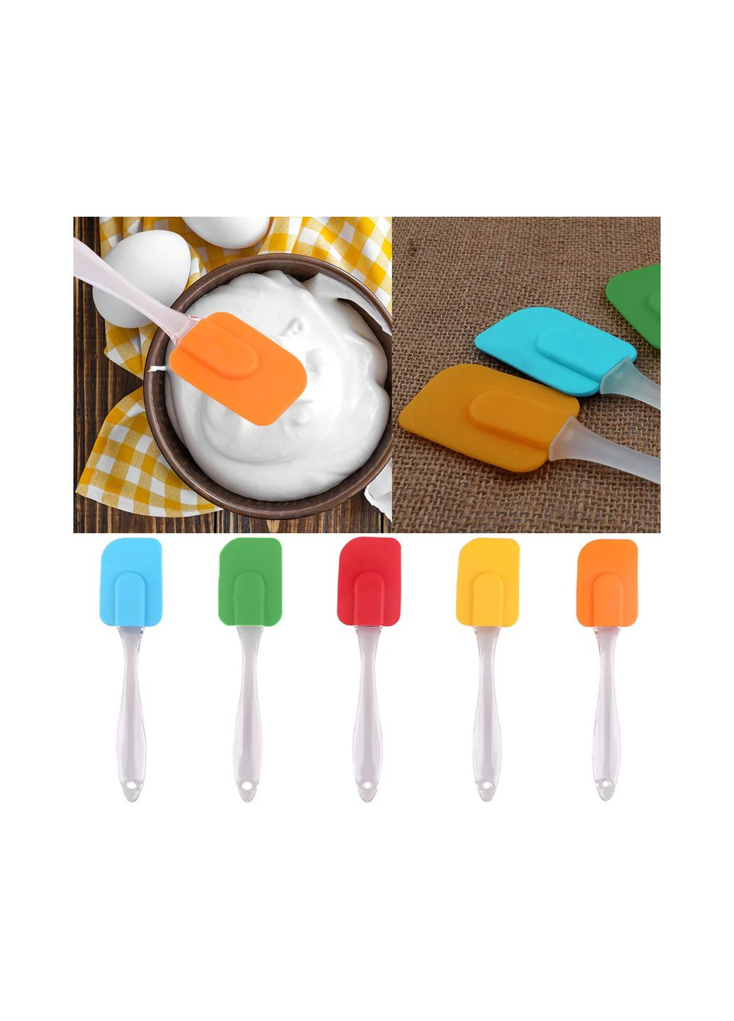 Лопатка кухонна силіконова 18.5 см A-Plus (323039396)