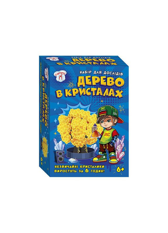 Набір для експериментів Дерево у кристалах 10114174 жовте Ranok Creative (361866136)