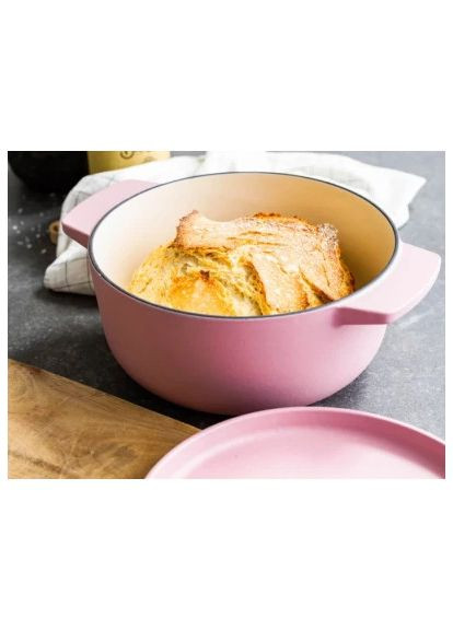 Каструля чавунна з кришкою 3,3 л Суха троянда (CC007430-001) KitchenAid чавунна з кришкою 3, 3 л Суха троянда (368763325)