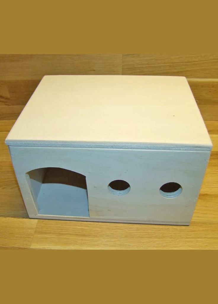 Будиночок для шиншили з дерева Детарі бланже (ДДШ-004201) No Brand (328605071)