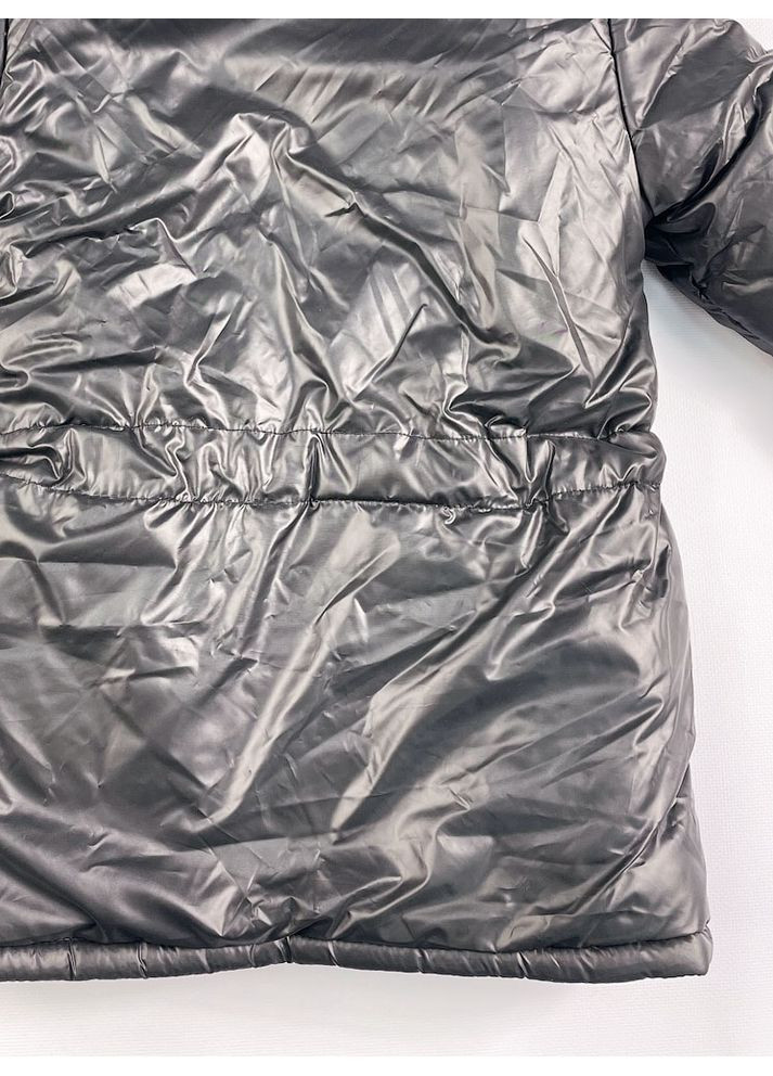 Чорна зимня куртка зимова для хлопчика Одягайко