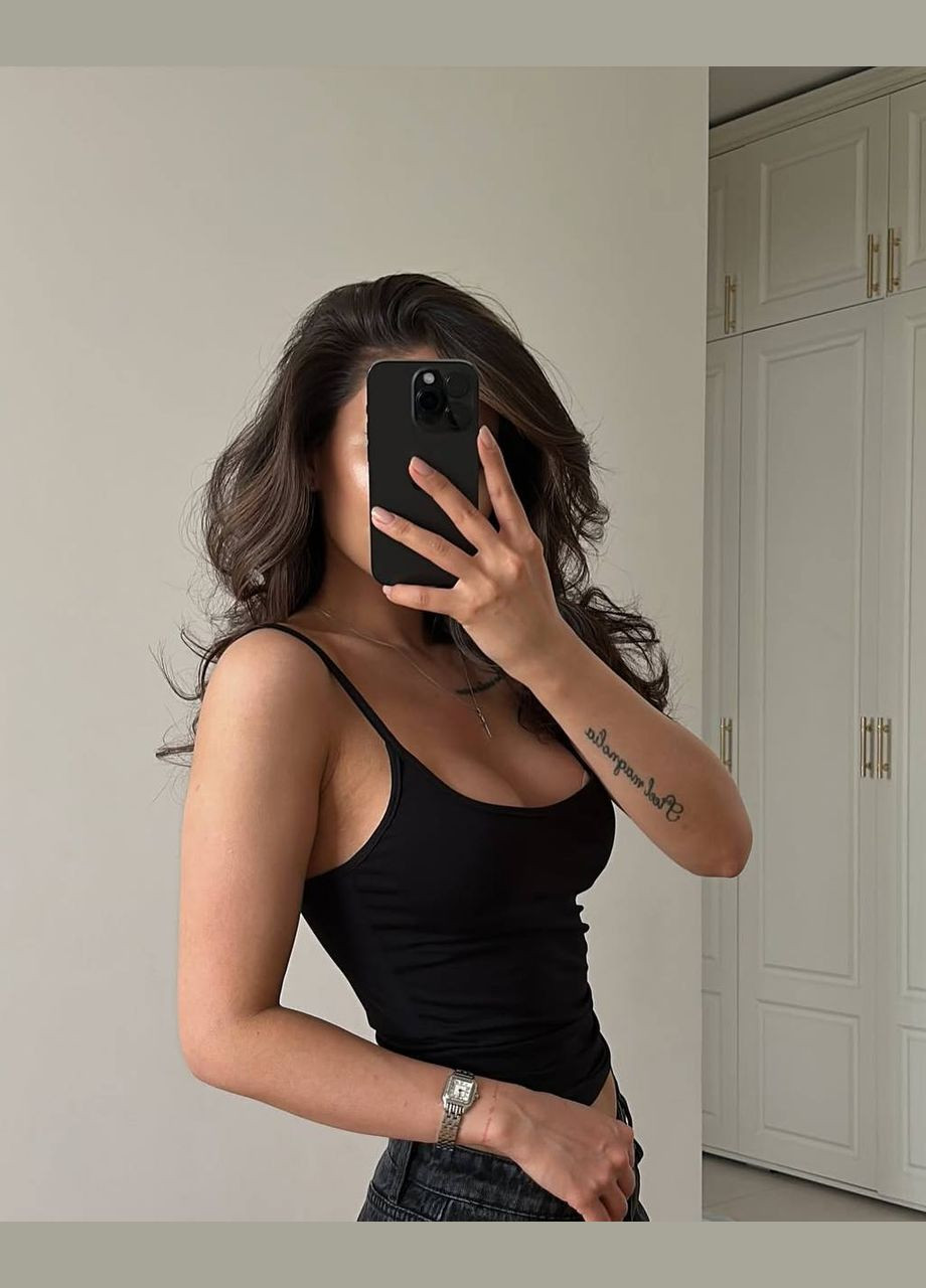 Женская базовая майка на бретелях Avanti — 332979669