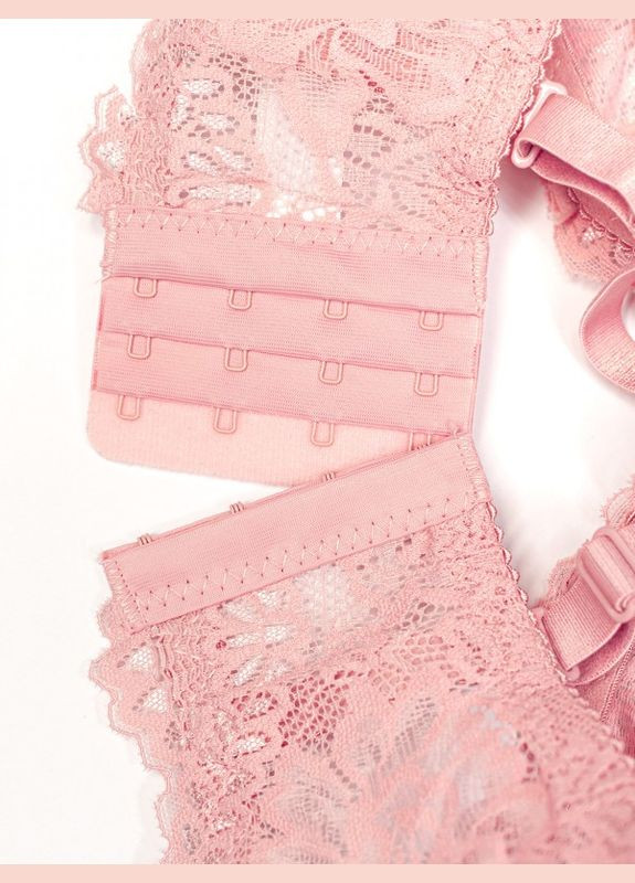 Розовый бюстгальтер bl2-645 розовый ISSA PLUS кружево