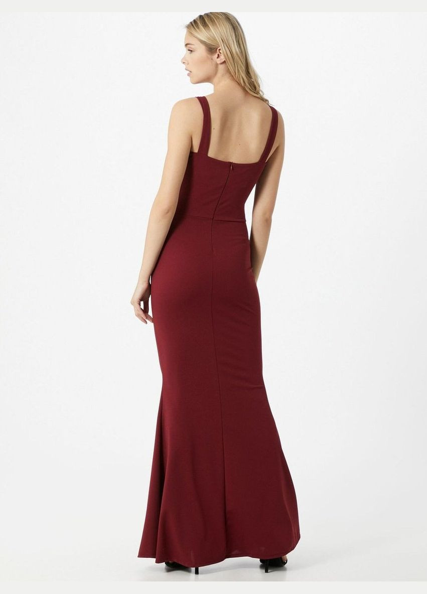 Темно-красное платье Wal G.